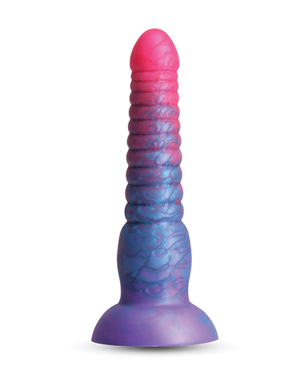 Colours Stacked 6" Liquid Silicone Dildo