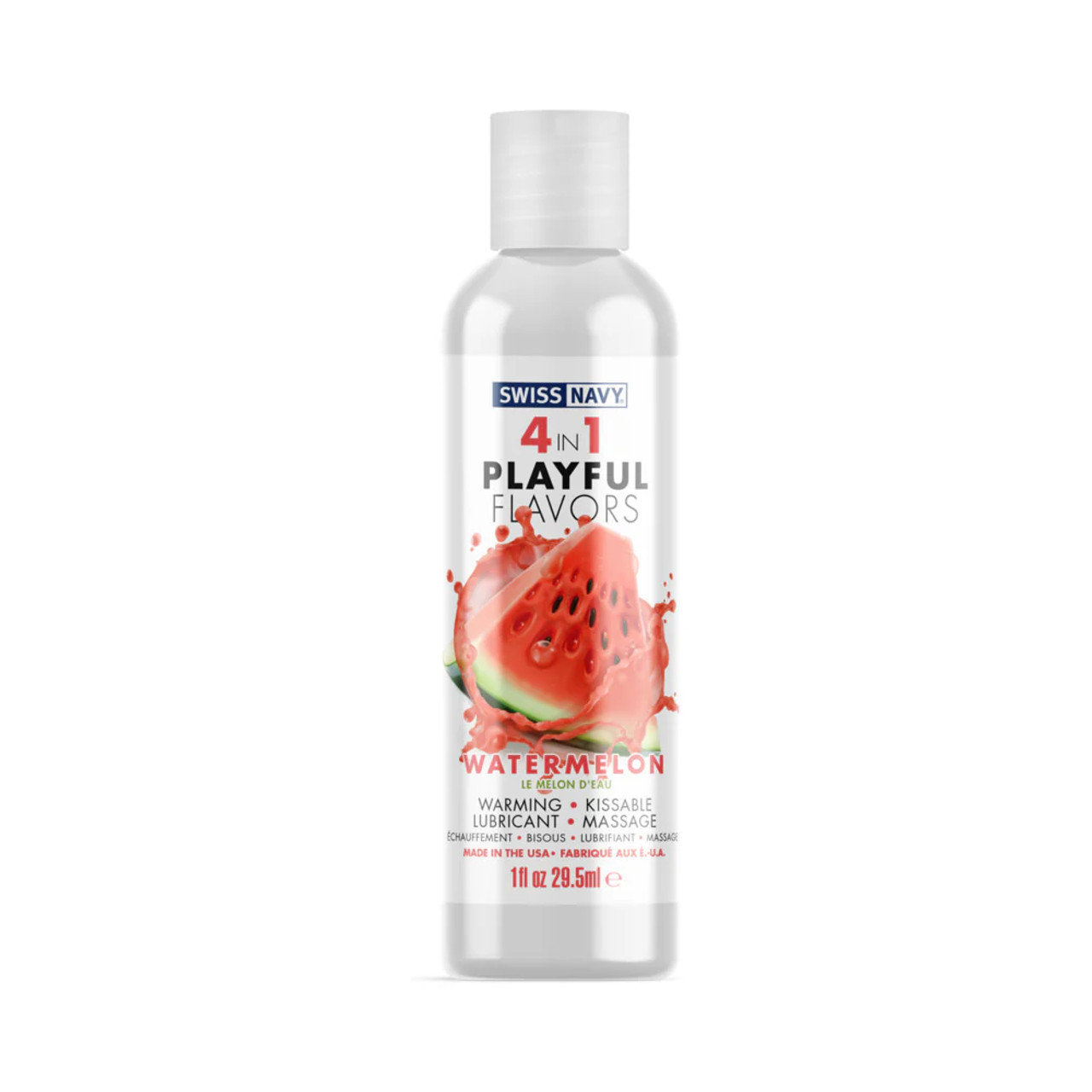 Swiss Navy 4 in 1 Playful Flavors Watermelon Warming Lube