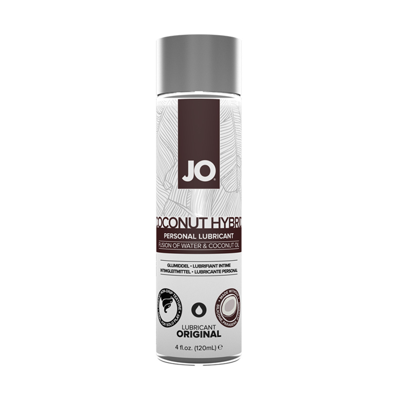 JO Coconut Hybrid Water & Coconut Oil Lubricant - 4oz JO Coconut Hybrid Water & Coconut Oil Lubricant - 4oz