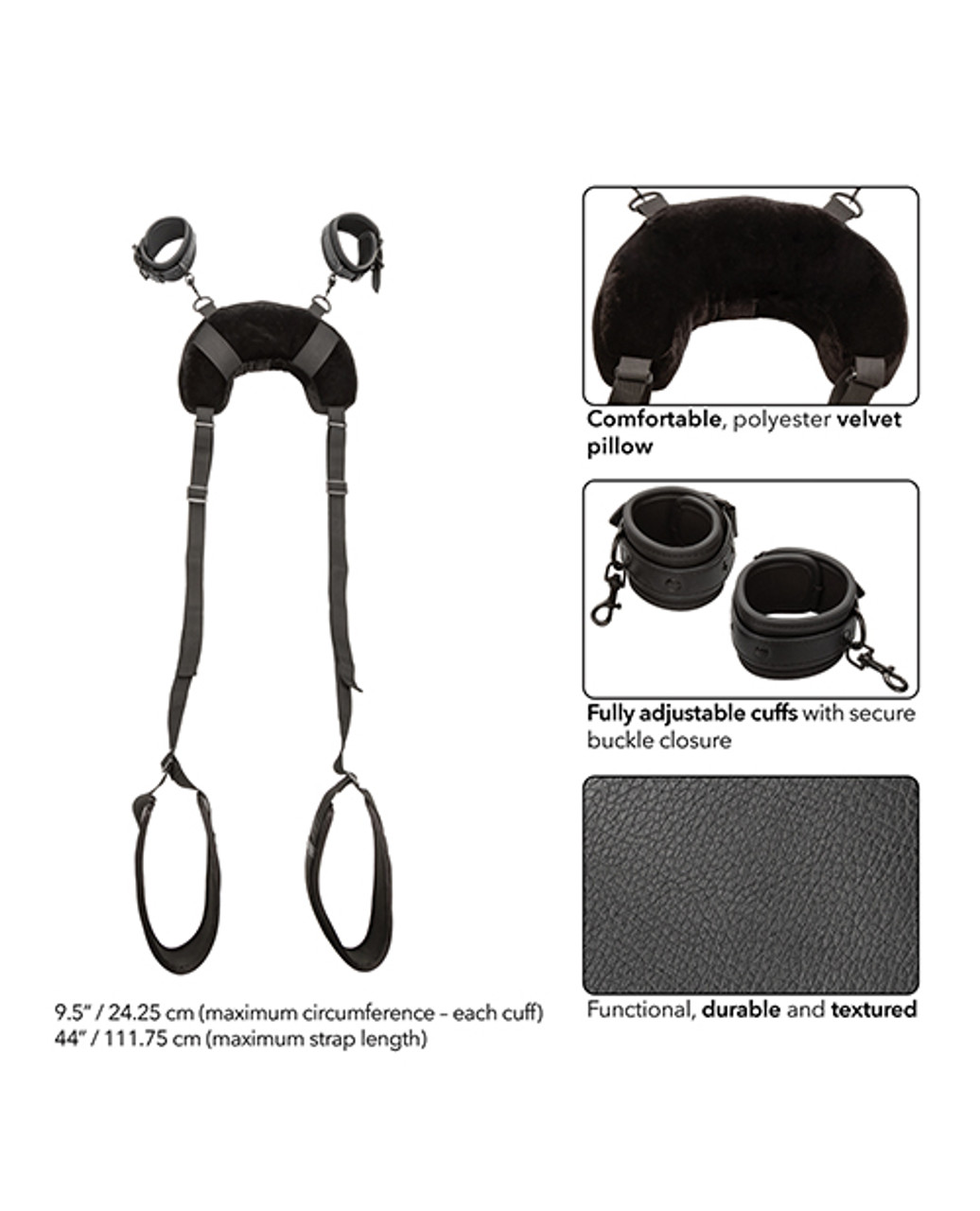 CalExotics Nocturnal Collection: Position Strap with Pillow