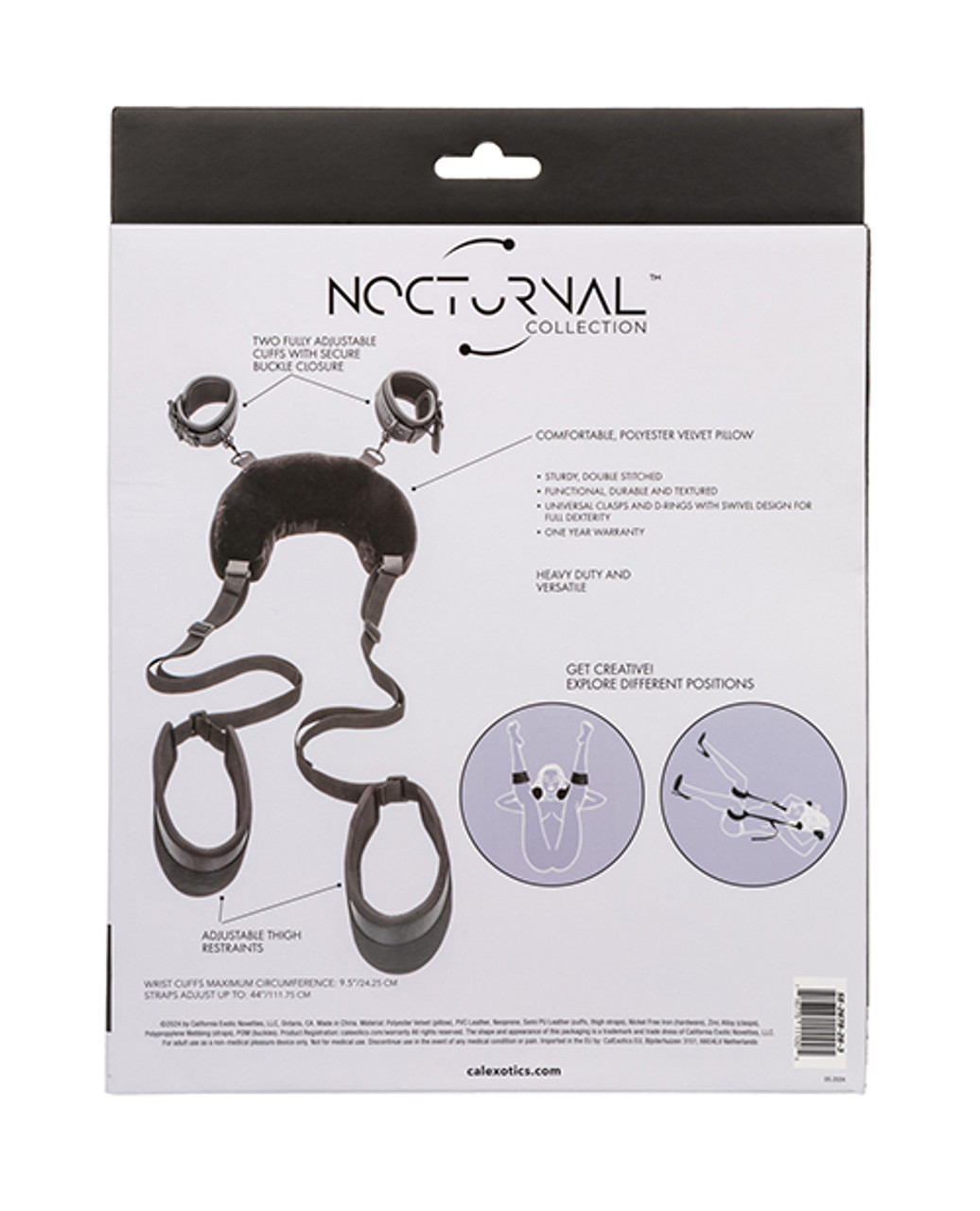 CalExotics Nocturnal Collection: Position Strap with Pillow