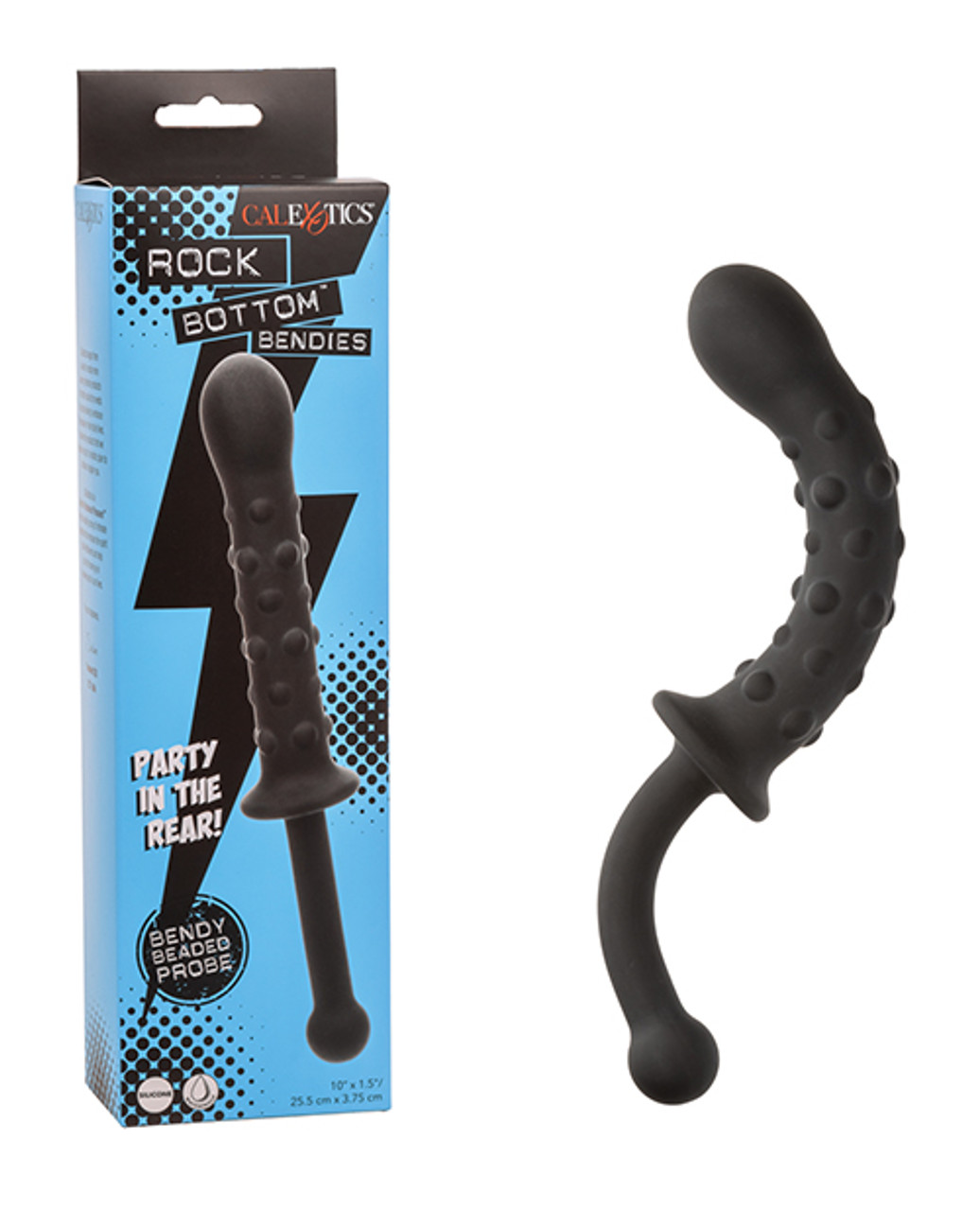 CalExotics Rock Bottom Bendies - Bendy Beaded Probe