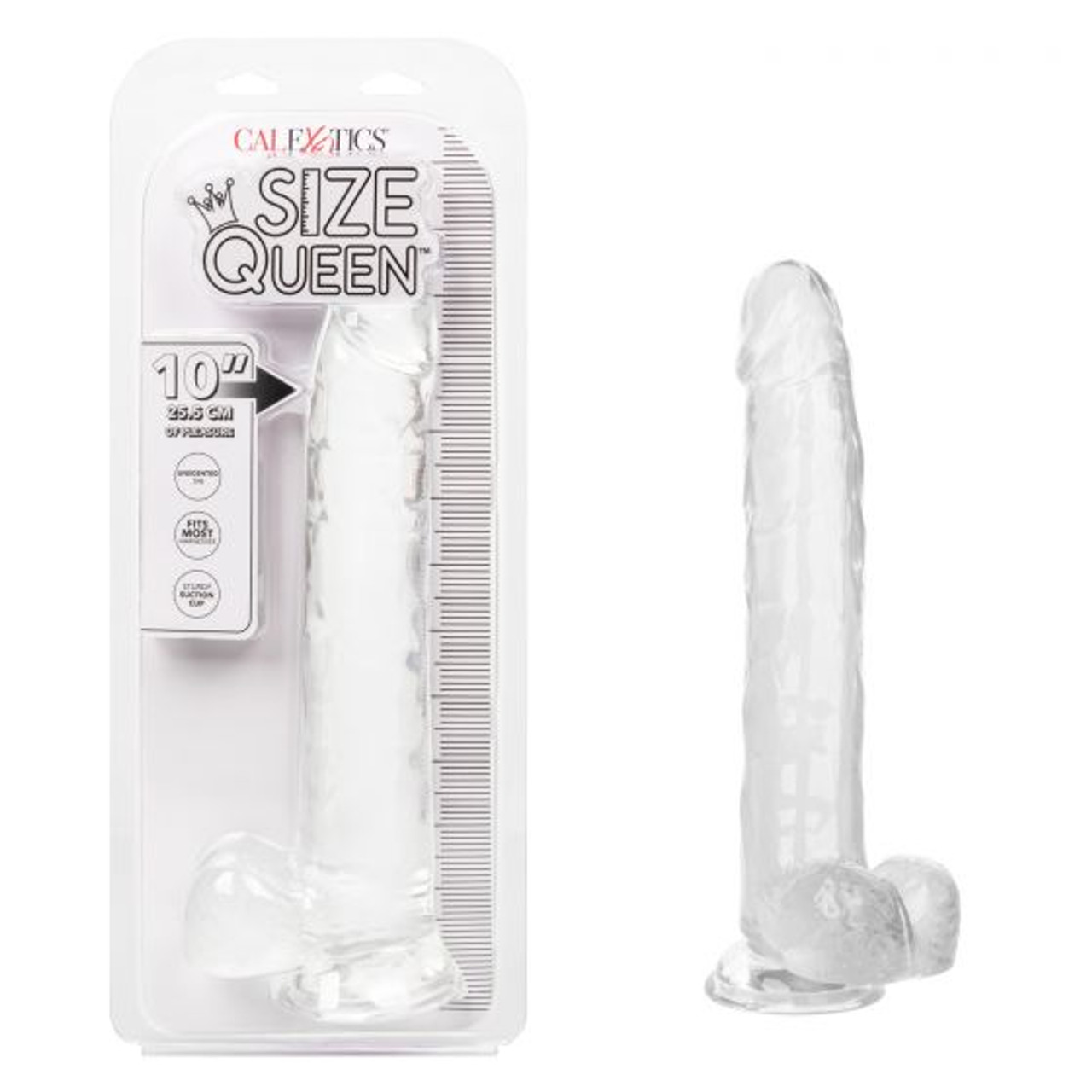 CalExotics Queen Size 10" Dildo with Balls