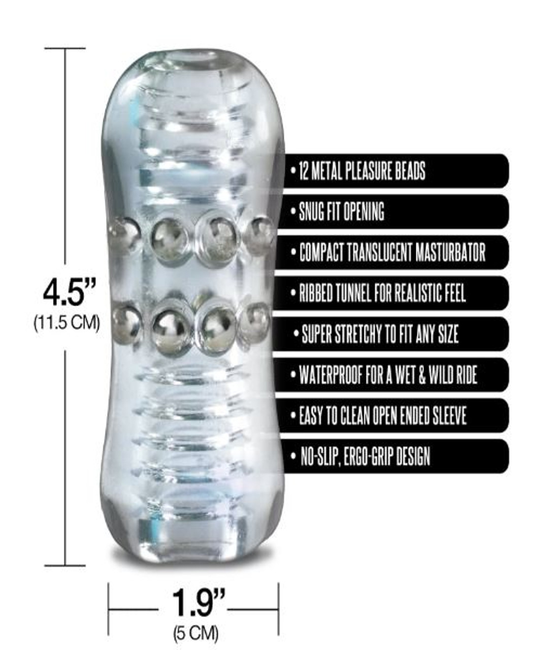 MSTR B8 Head Banger Stroker with Beads