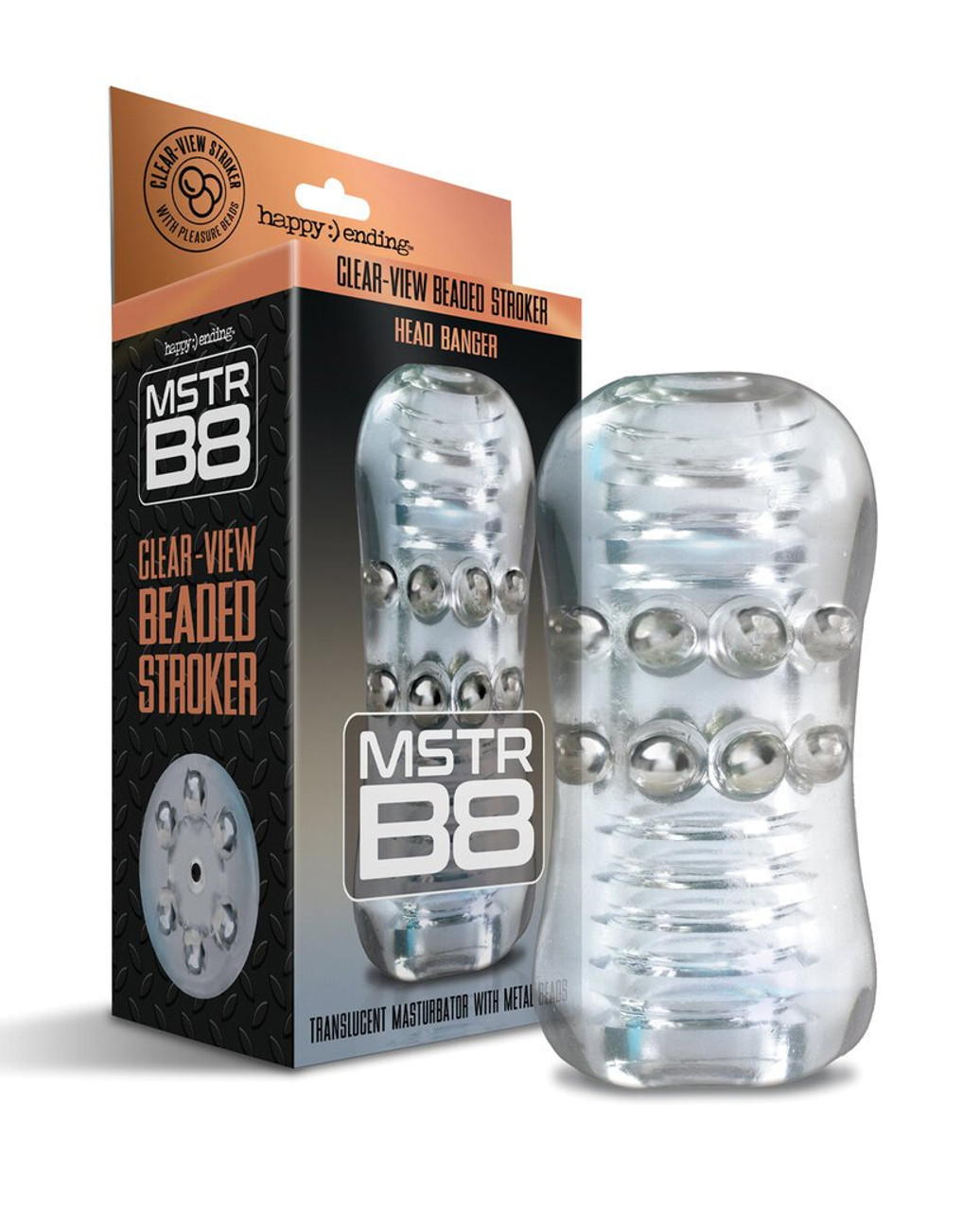 MSTR B8 Head Banger Stroker with Beads