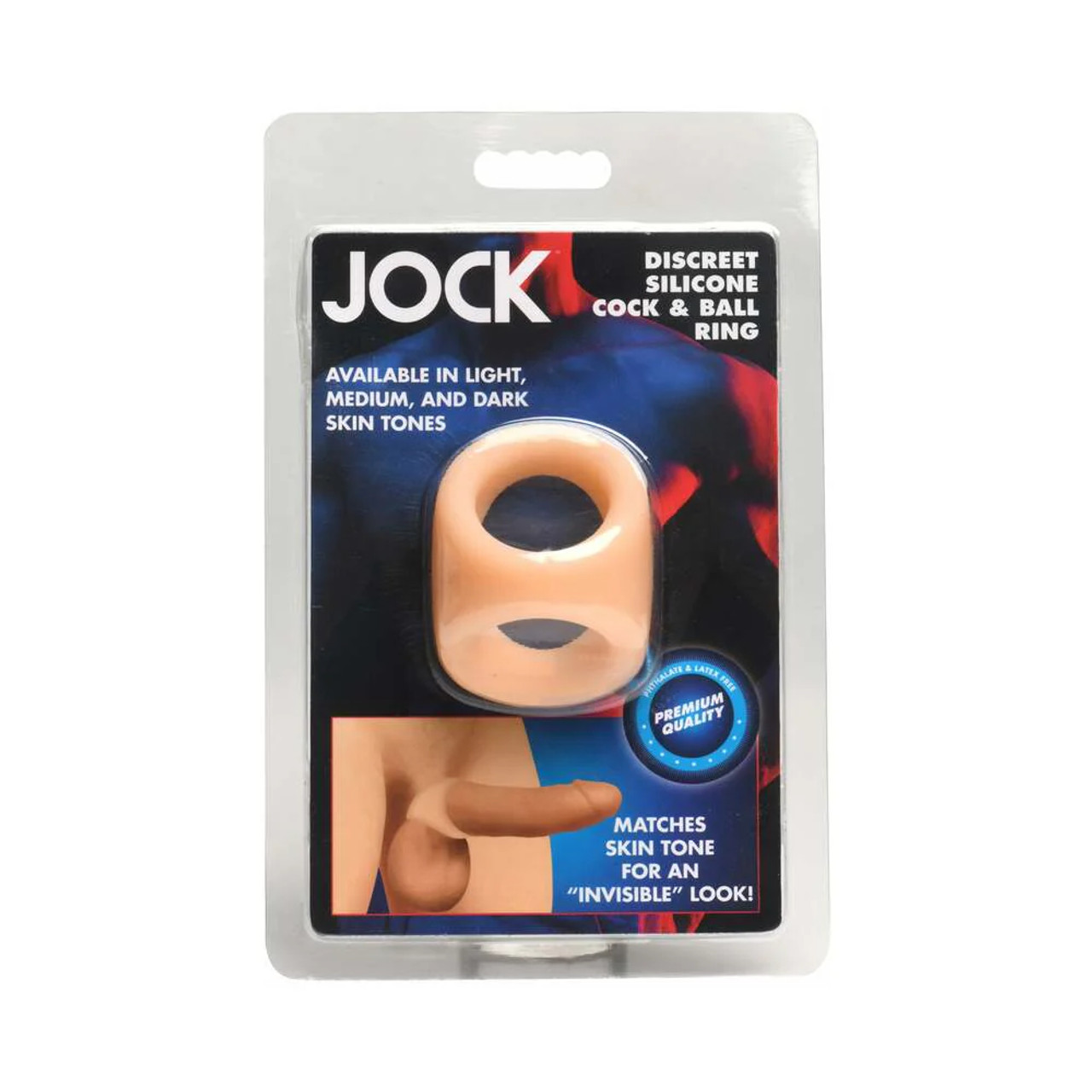 Jock Discreet Silicone Cock & Ball Ring
