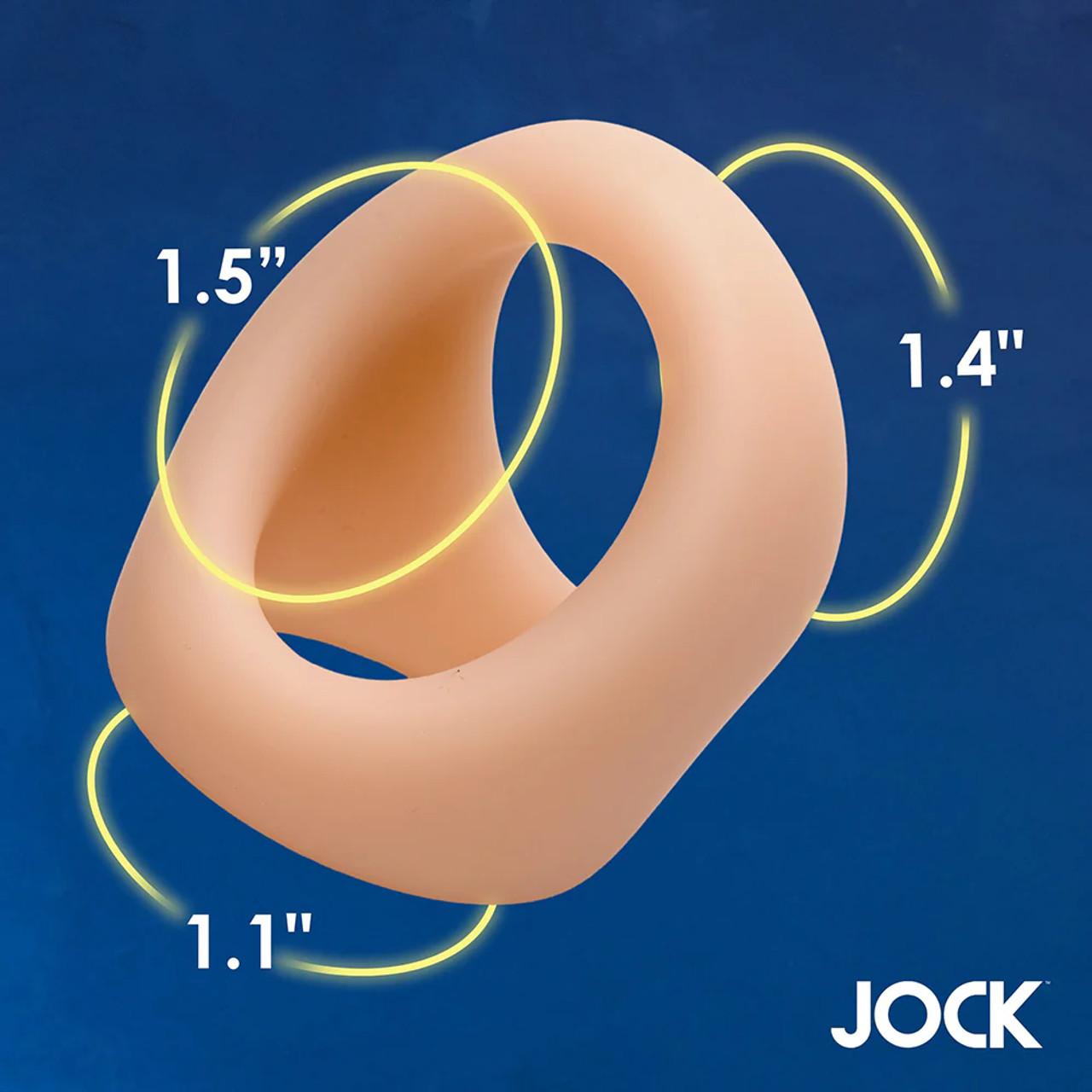 Jock Discreet Silicone Cock & Ball Ring