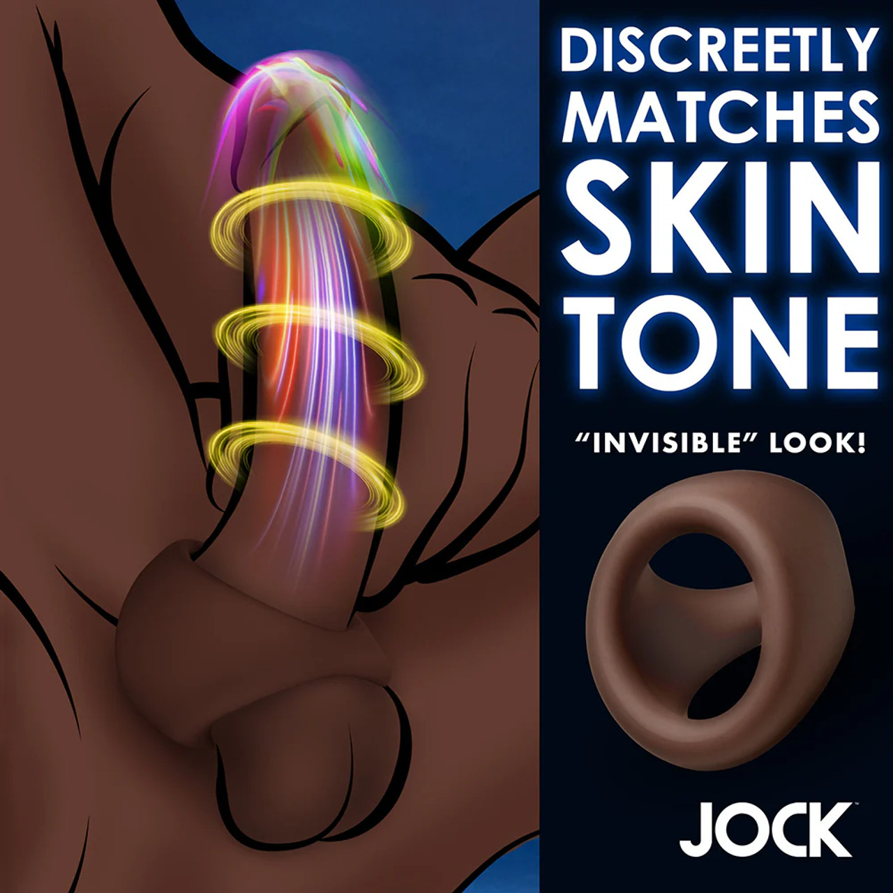 Jock Discreet Silicone Cock & Ball Ring