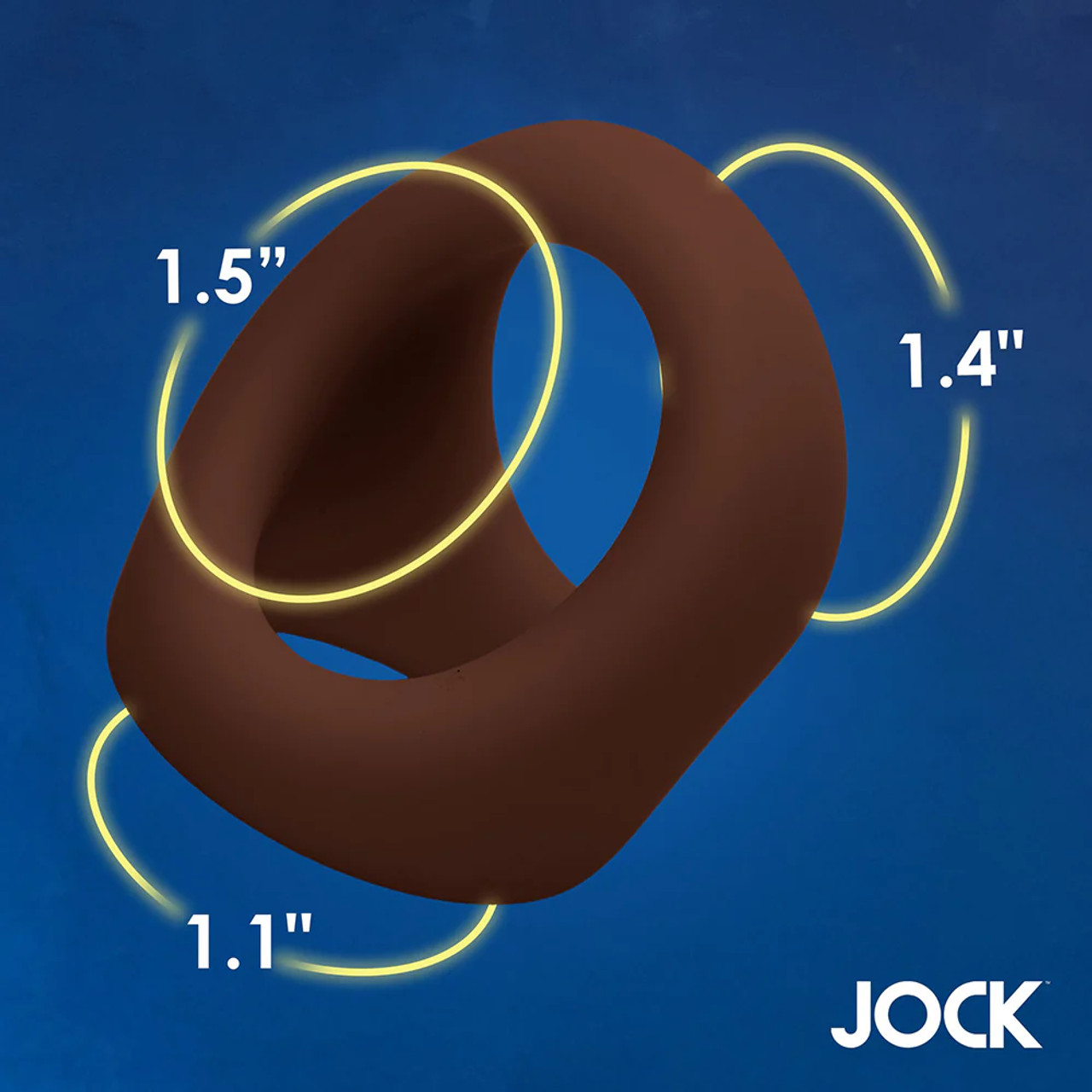 Jock Discreet Silicone Cock & Ball Ring