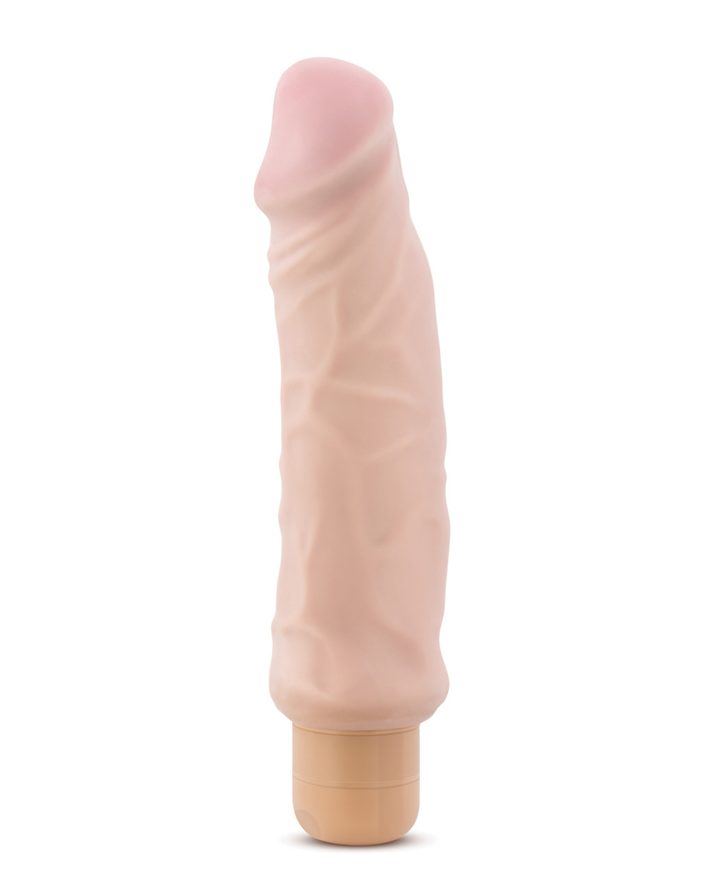 Au Naturel Home Wrecker Sensa Feel Vibrating Dildo - Beige