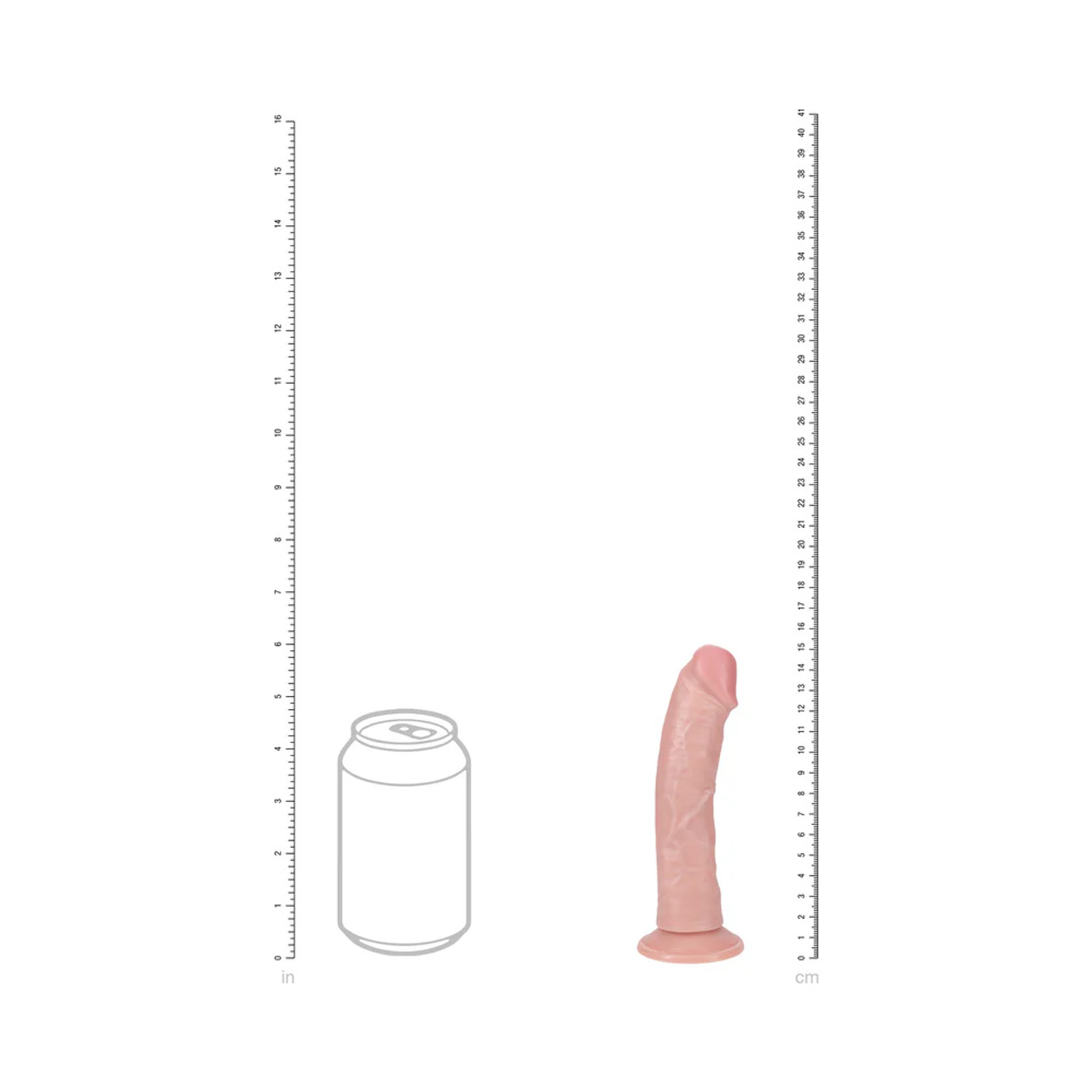 RealRock 6" Realistic Vibrating Dildo with Suction Cup