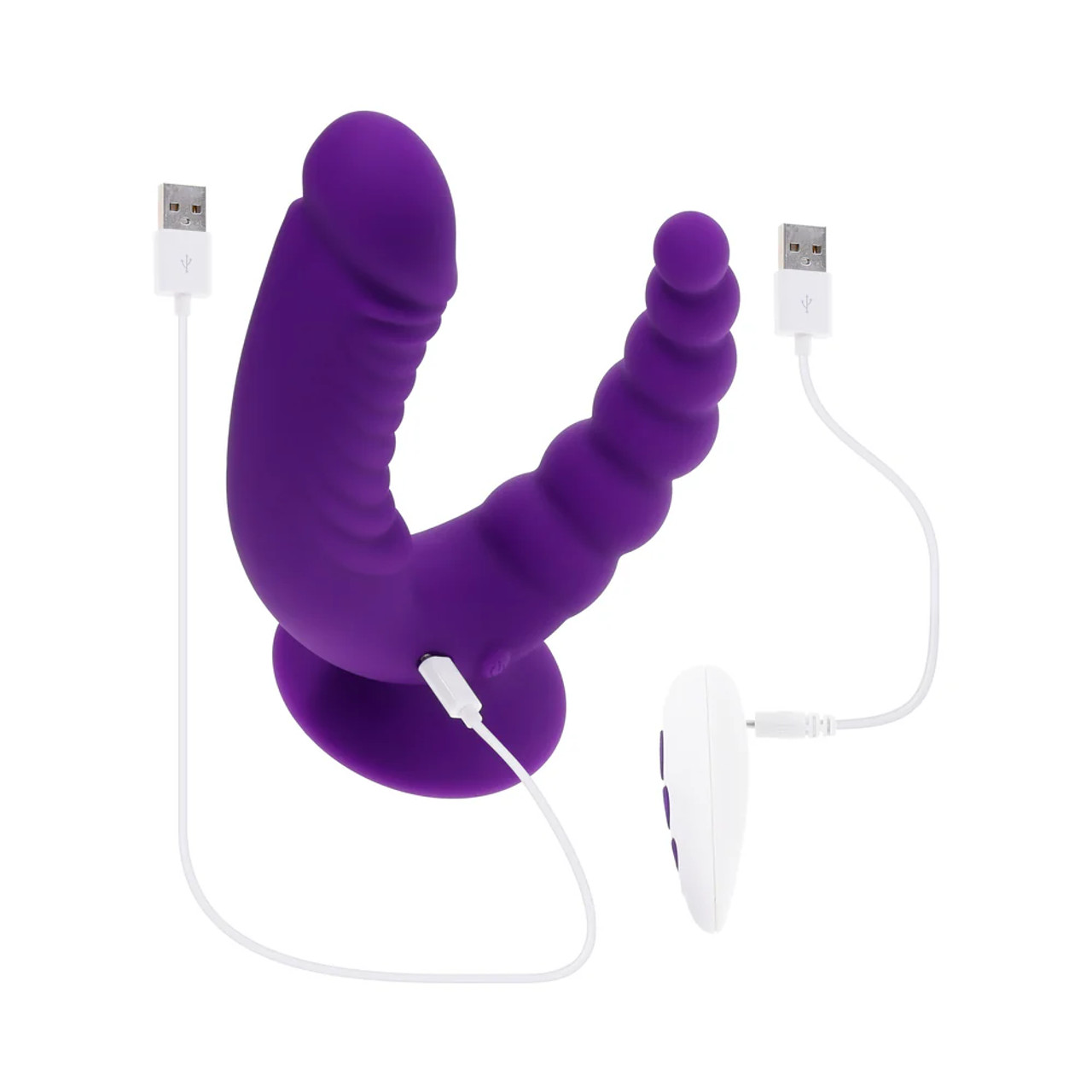 Evolved The Rider Double Dildo Vibrator