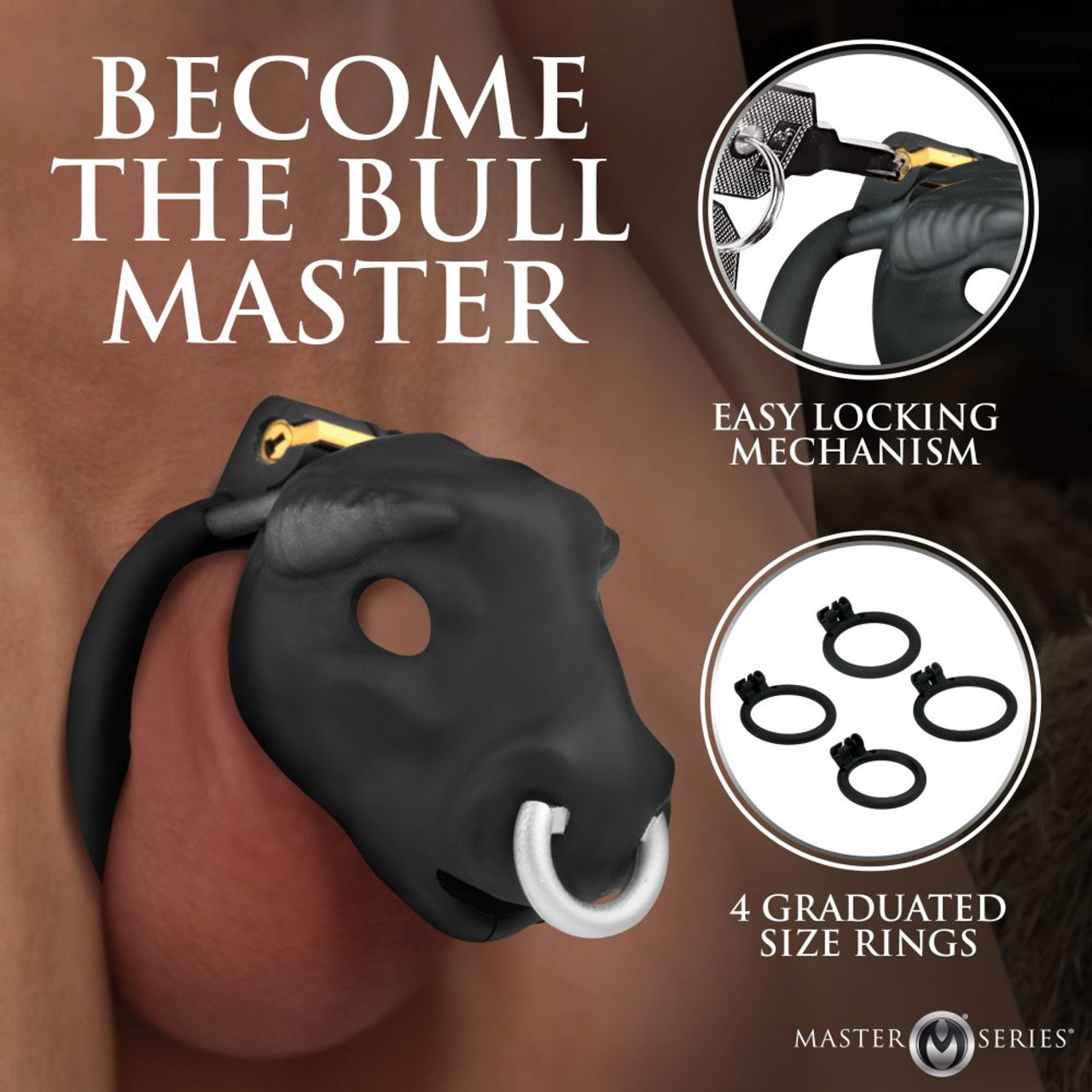 Master Series Bull Chastity Cage