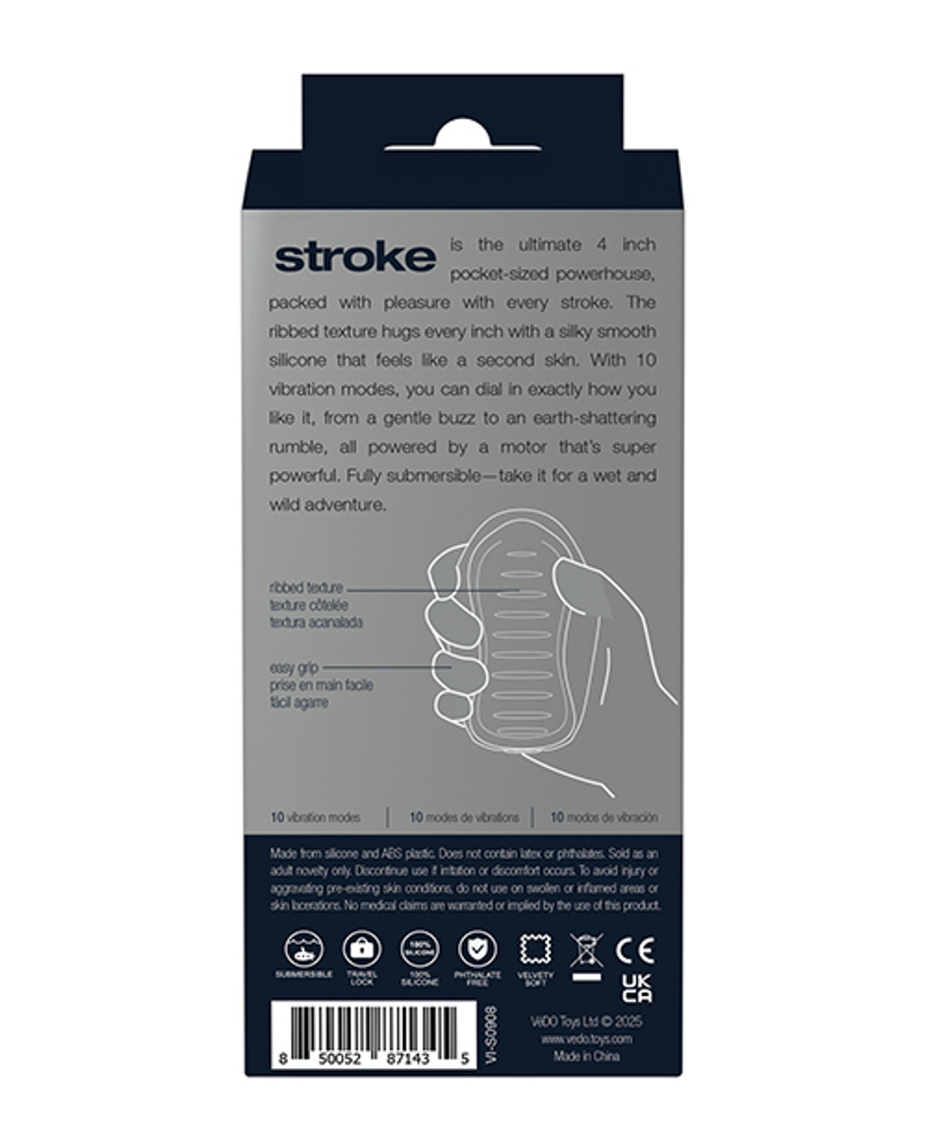 VeDO Stroke Rechargeable Vibrating Stroker