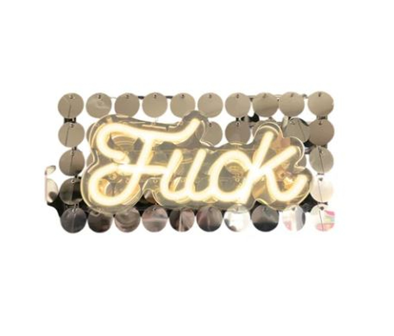 Neon Light Up Fuck Sign