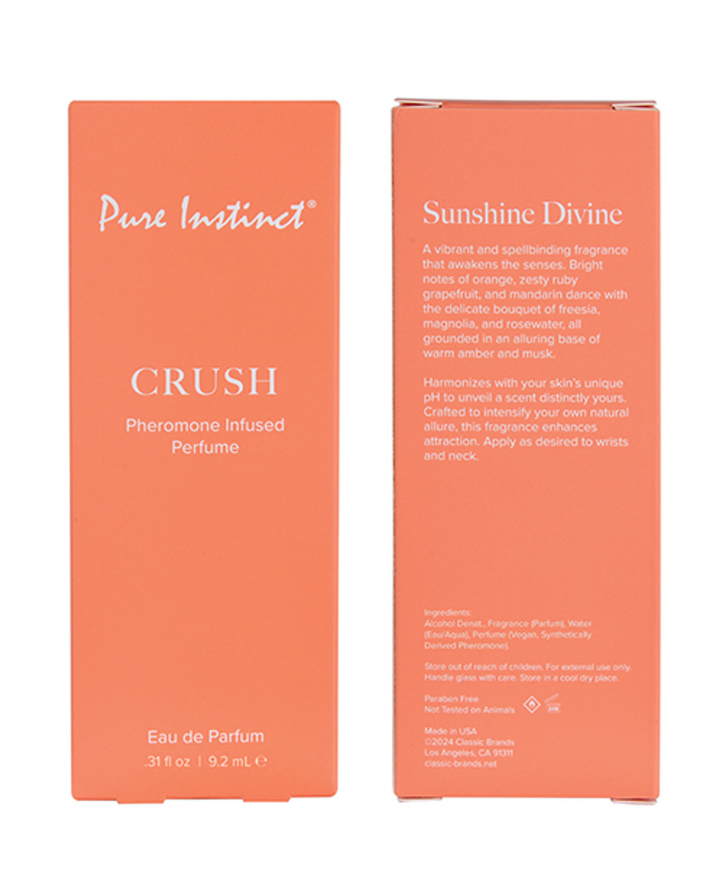 Pure Instinct Crush Pheromone Infused Perfume