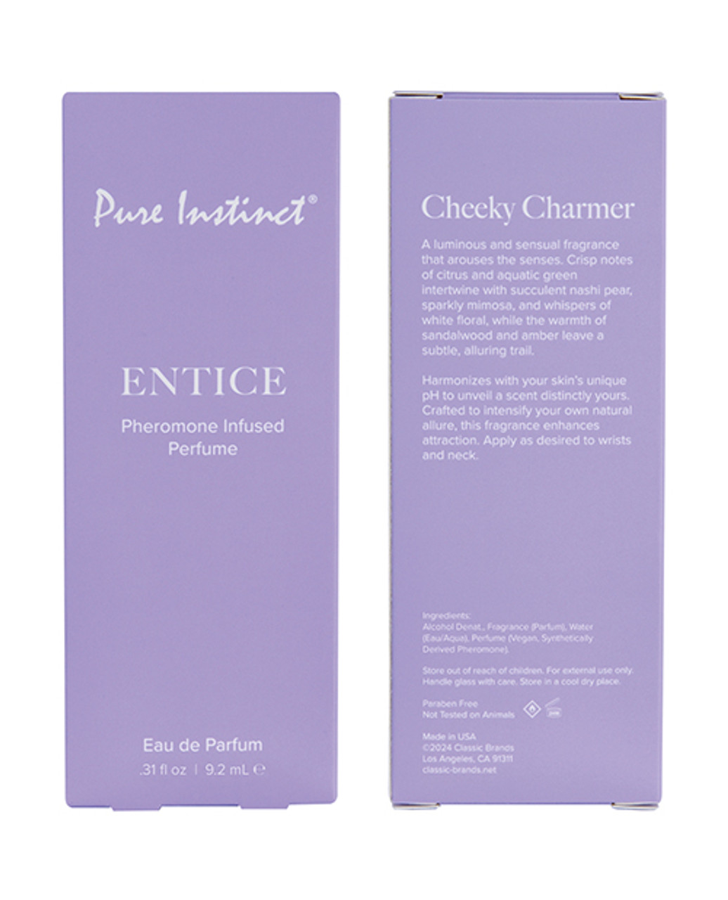 Pure Instinct Entice Pheromone Infused Perfume