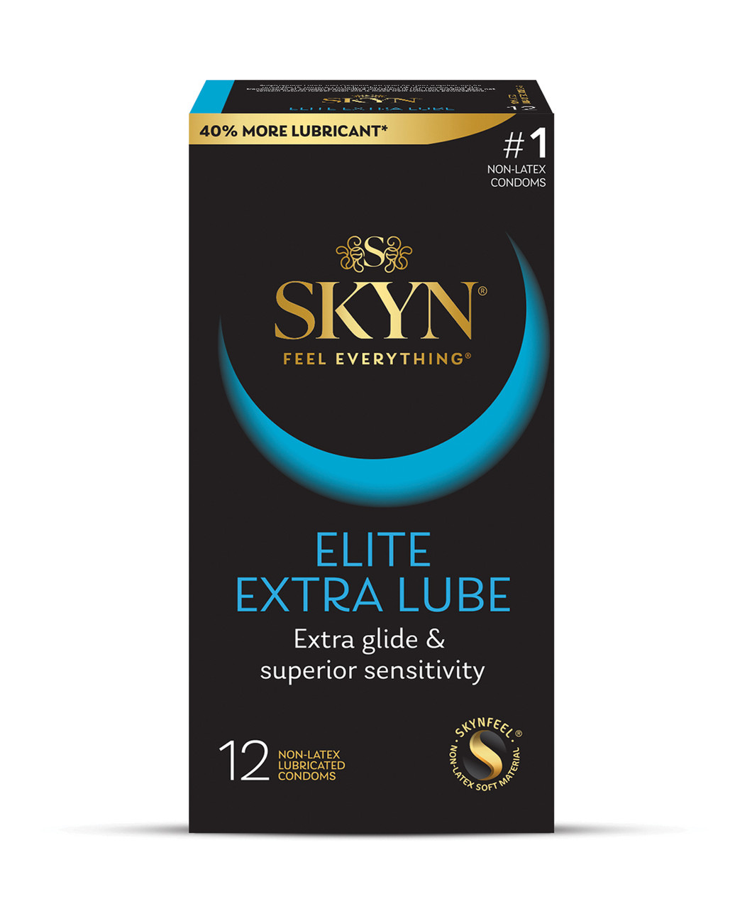 Skyn Elite Ultra Thin Extra Lubricated Non-Latex Condoms - 12pk
