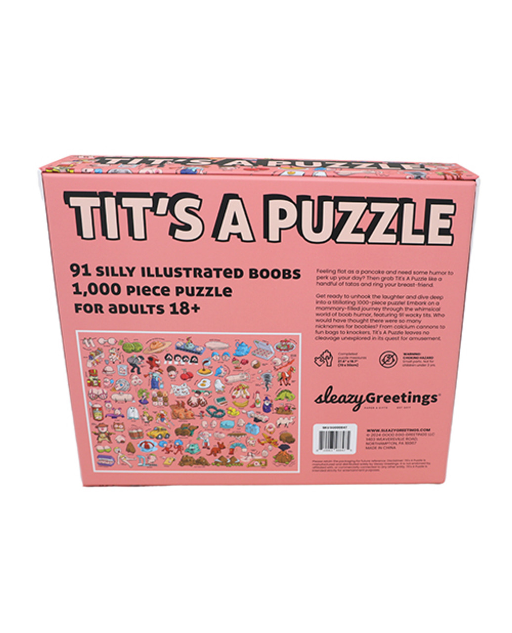Tit’s A Puzzle Boob Themed Puzzle - 1000 Piece