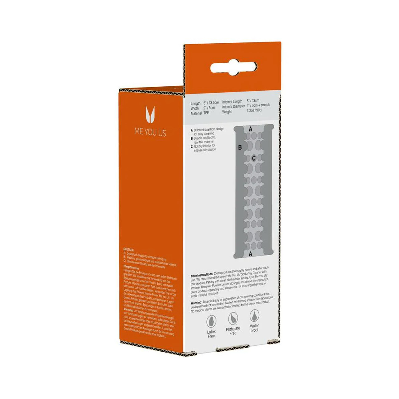 ME YOU US Knobbly Dual End Stroker