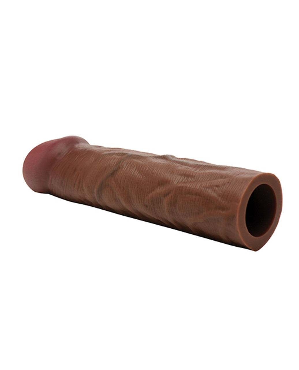 Jock Enhancers 1.5" Realistic Silicone Penis Extension - Dark