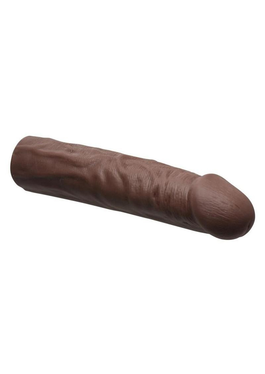 Jock Enhancers 1.5" Vibrating Realistic Penis Extension - Dark