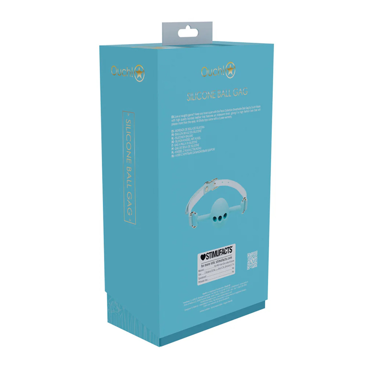 Ouch! Paris Collection: Silicone Ball Gag