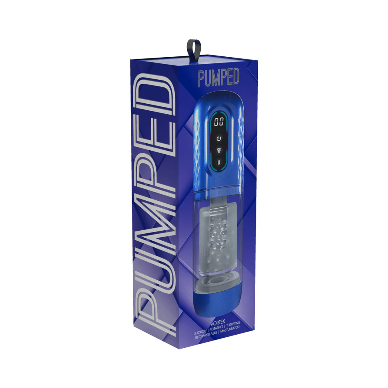 Pumped Vortex Suction, Rotating, and Thrusting Masturbator Pumped Vortex Suction, Rotating, and Thrusting Masturbator