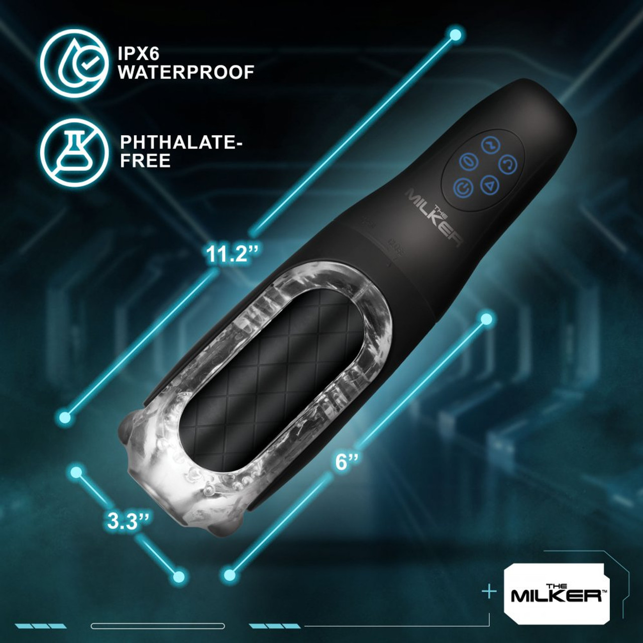 The Milker Pleasure Grip Sucking & Vibrating Masturbator The Milker Pleasure Grip Sucking & Vibrating Masturbator