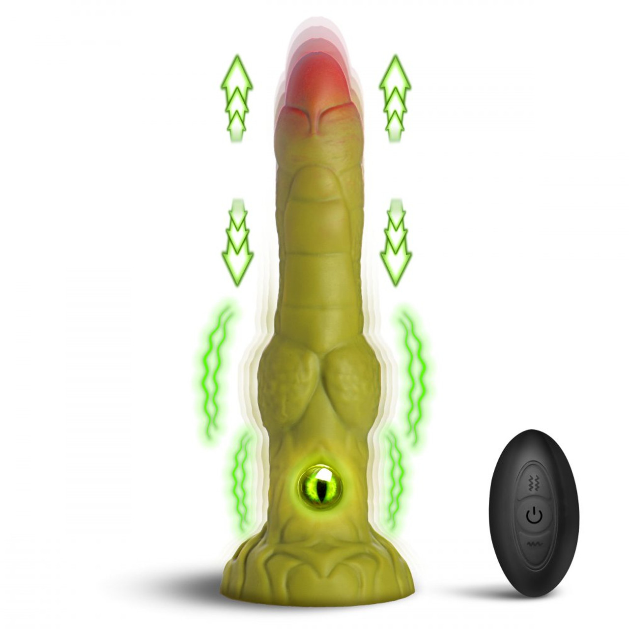 Creature Cocks - Eyegor Thrusting & Vibrating Silicone Dildo Creature Cocks - Eyegor Thrusting & Vibrating Silicone Dildo
