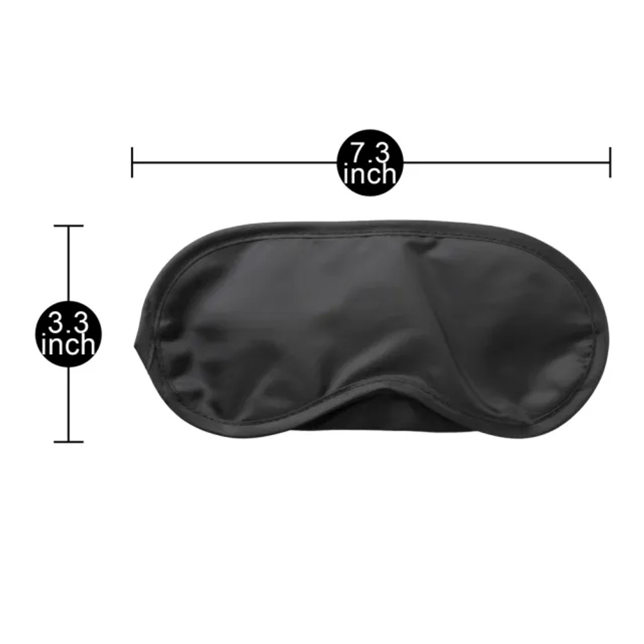 Polyester Blindfold - Black Polyester Blindfold - Black