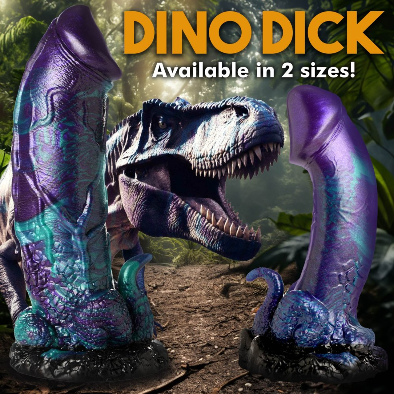 Creature Cocks - Dino-Dick Dinosaur Silicone Dildo Creature Cocks - Dino-Dick Dinosaur Silicone Dildo