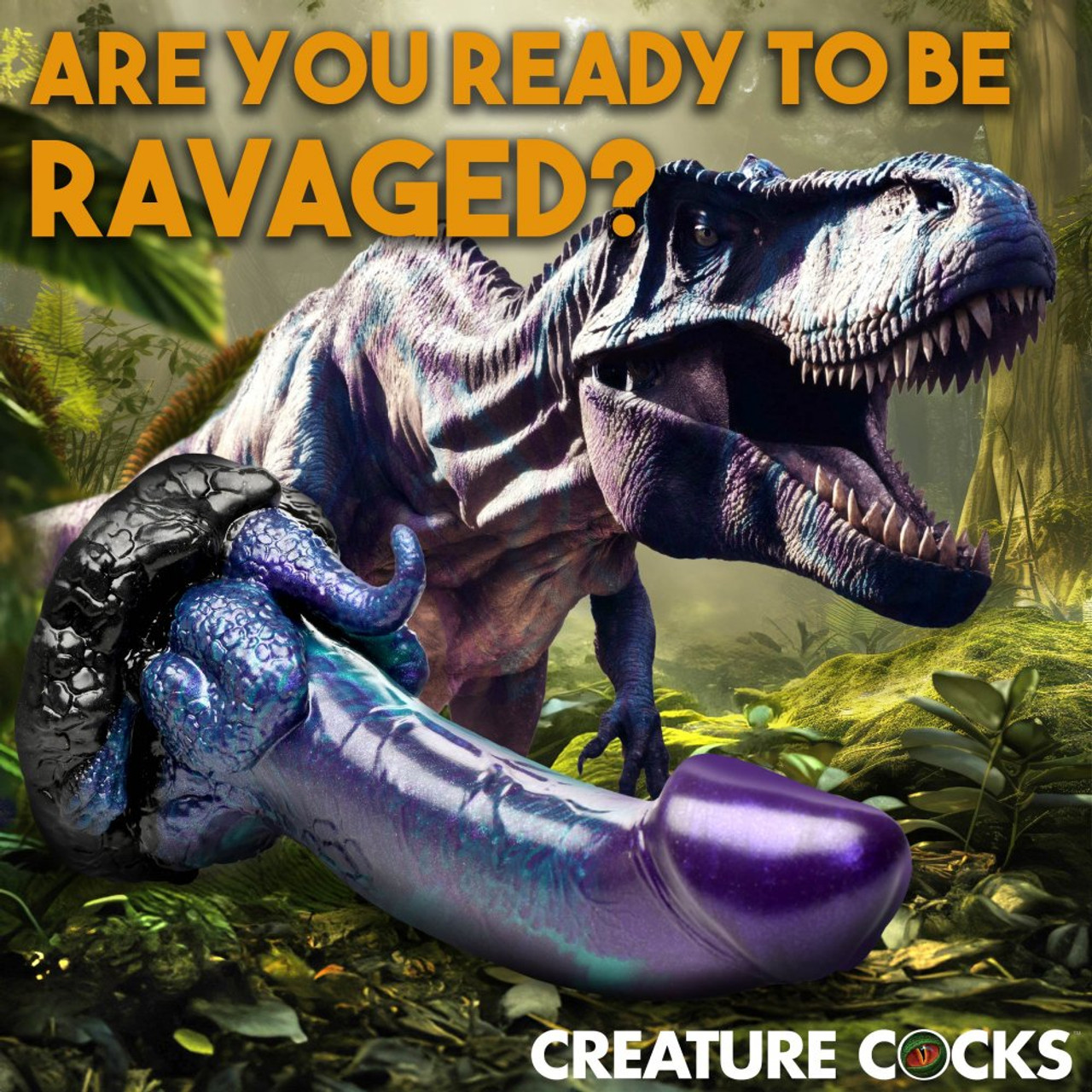 Creature Cocks - Dino-Dick Dinosaur Silicone Dildo Creature Cocks - Dino-Dick Dinosaur Silicone Dildo