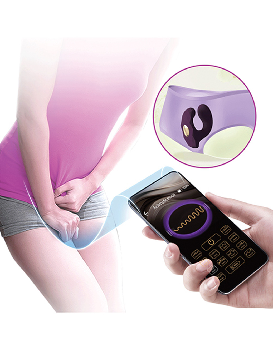 Pretty Love Billy Vibrating App-Controlled Dual Stimulator