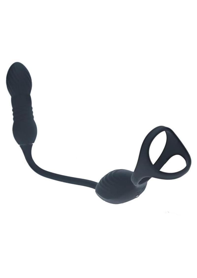 Levelz Vibrating & Thrusting Tri O Cock Ring with Prostate Stimulator