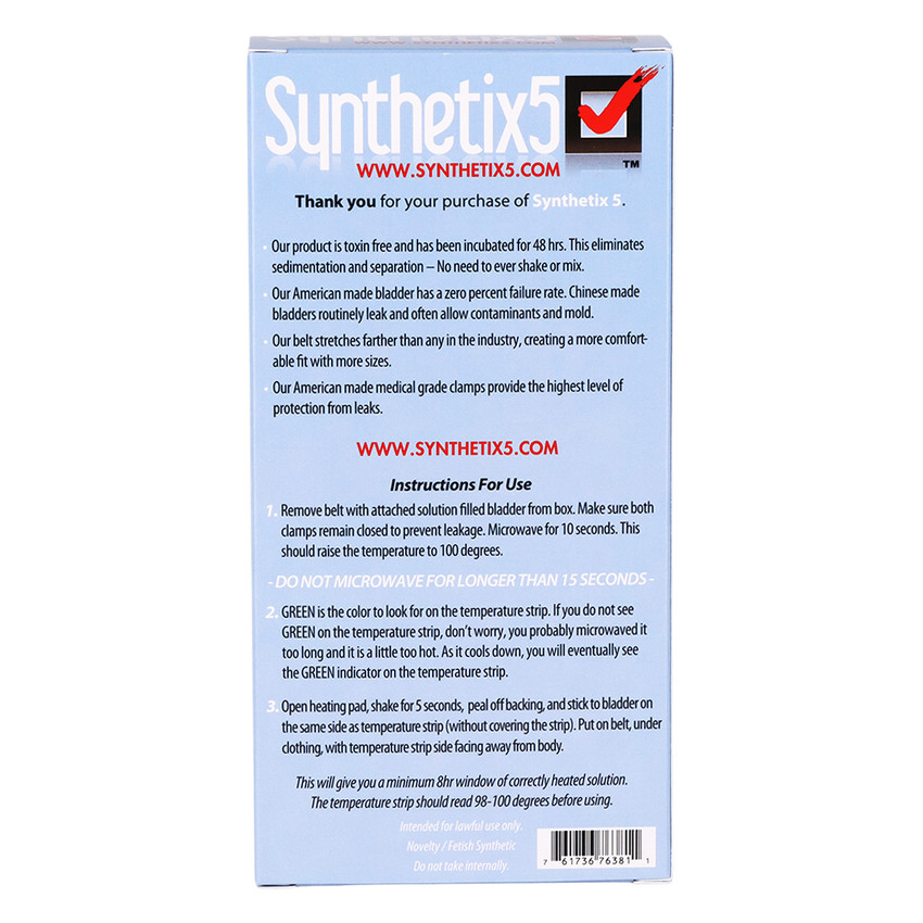 Synthetix5 Fetish Urine Belt Kit