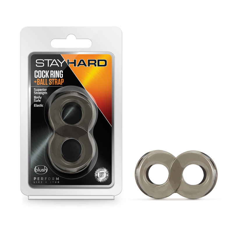Stay Hard Penis Ring + Ball Strap