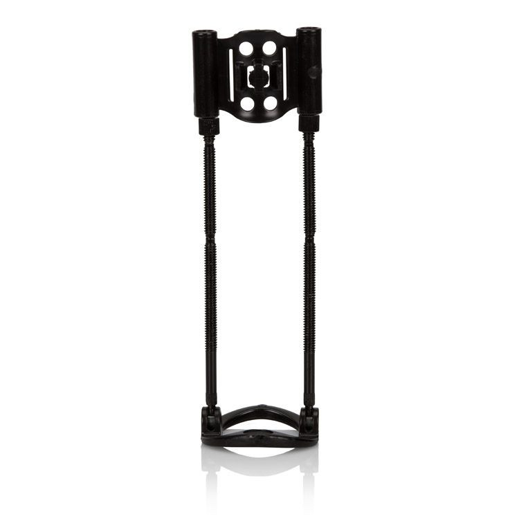 Dual silicone rods with optional foam tubing close-up on CalExotics Penis Extender Kit allowing customizable rigidity and comfort for perfect fit and extended wear