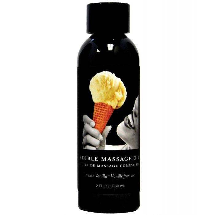 Earthly Body Edible Massage Oil French Vanilla - 2oz