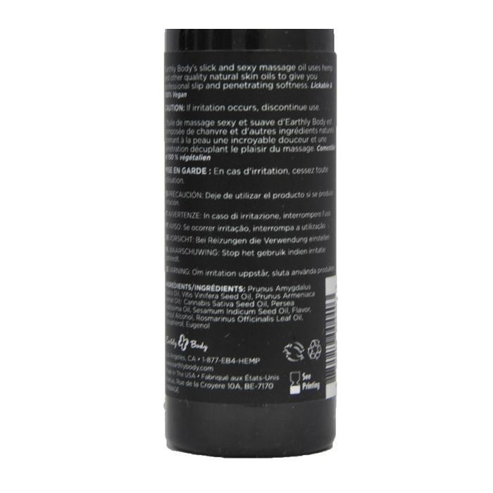 Earthly Body Edible Massage Oil Juicy Watermelon