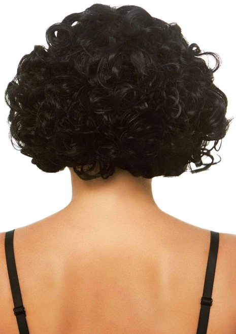 Leg Avenue 12" Curly Bob Wig back view