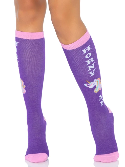 Leg Avenue Horny AF Knee Socks