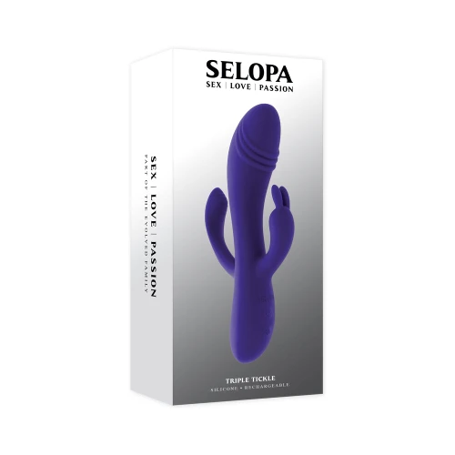 Selopa Triple Tickle Triple Stimulating Vibrator