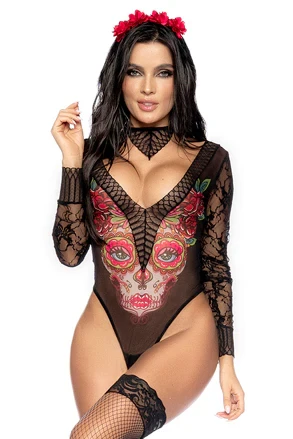 Mapale Sexy Catrina Bodysuit Costume
