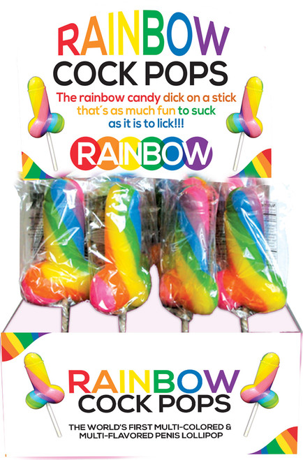 Rainbow Cock Pops