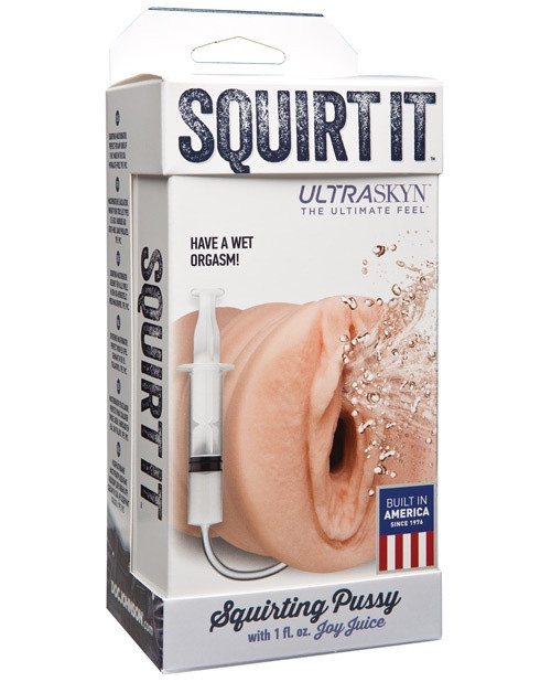 Your wettest and wildest fantasies are now in the palm of your hand with this ultra-lifelike Squirting Pussy stroker!
