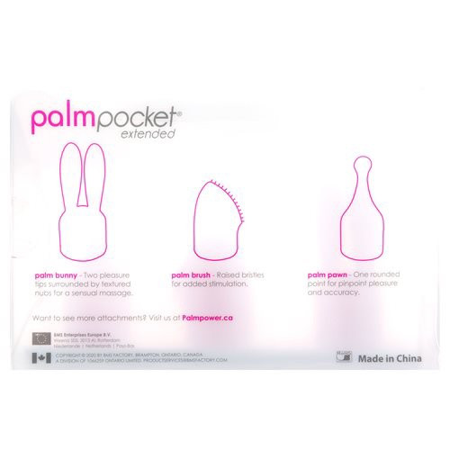 PalmPocket Extended Silicone Attachments - 3pk
