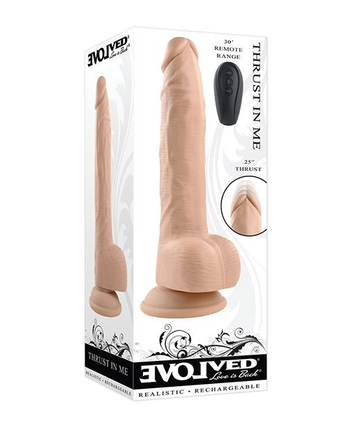 Evolved Thrust In Me Realistic Remote Control Thrusting Dildo