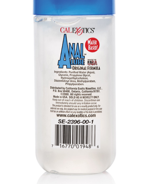 CalExotics Anal Lube Original Water Based Lube - 6 oz CalExotics Anal Lube Original Water Based Lube - 6 oz