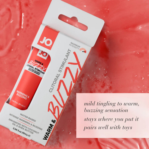JO Warm & Buzzy Clitoral Stimulant - 0.34 oz JO Warm & Buzzy Clitoral Stimulant - 0.34 oz